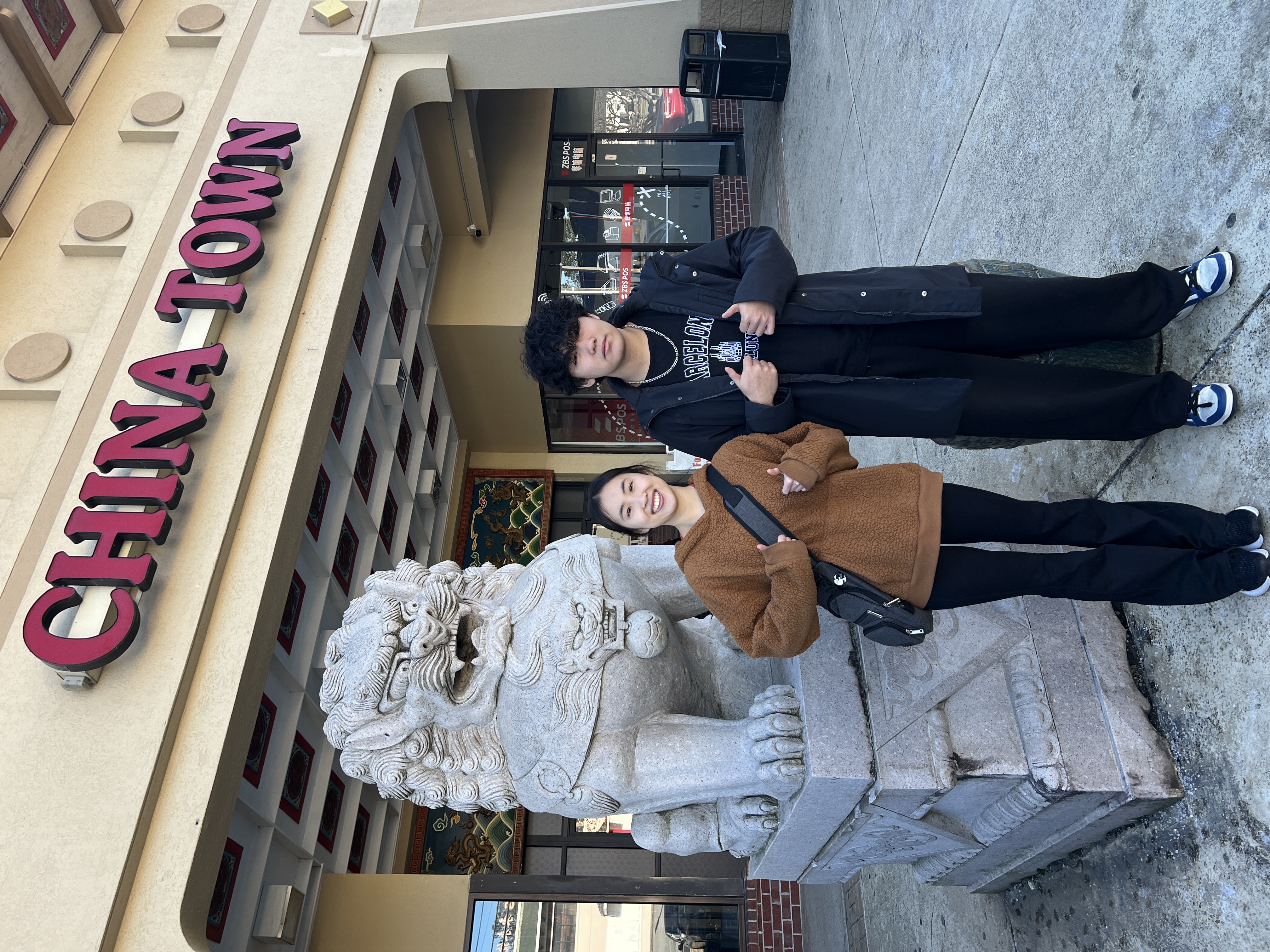 China town with brother