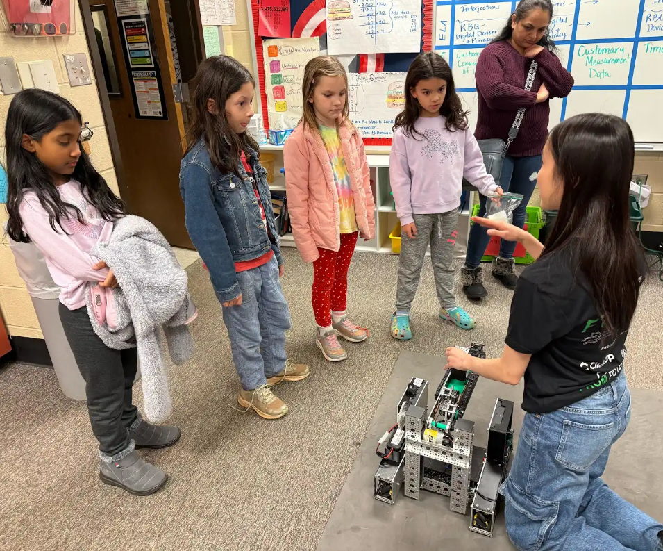 Robot Demonstration at Elementary School